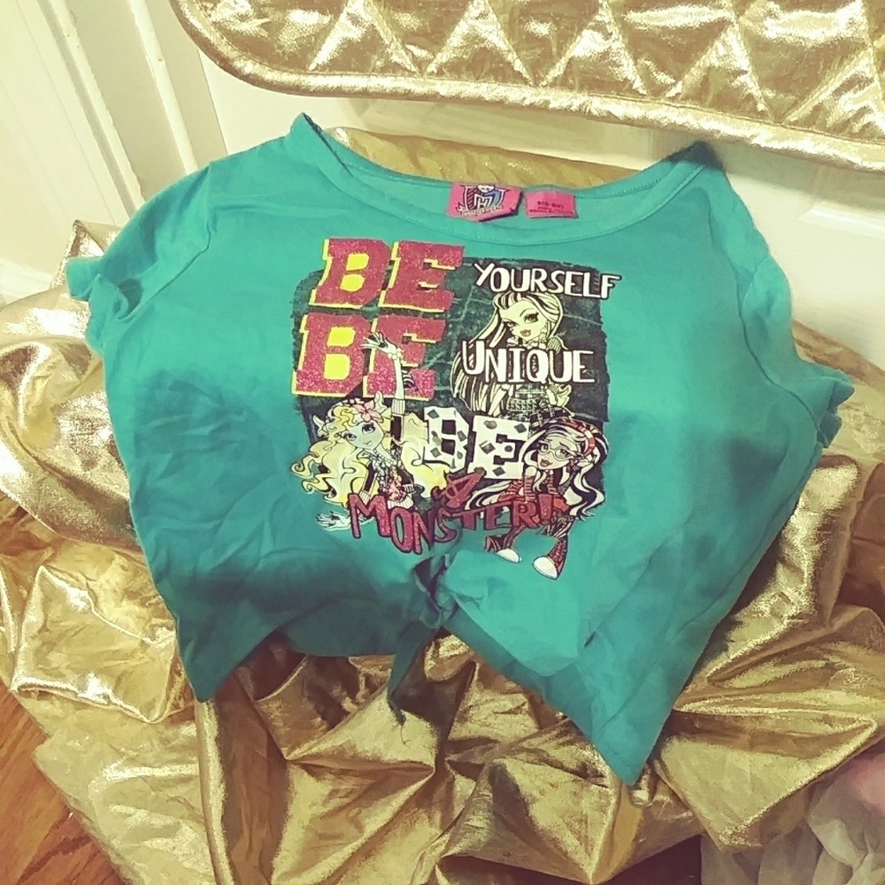 Monster High Vintage Girls Short T-Shirt - Picture 1 of 1